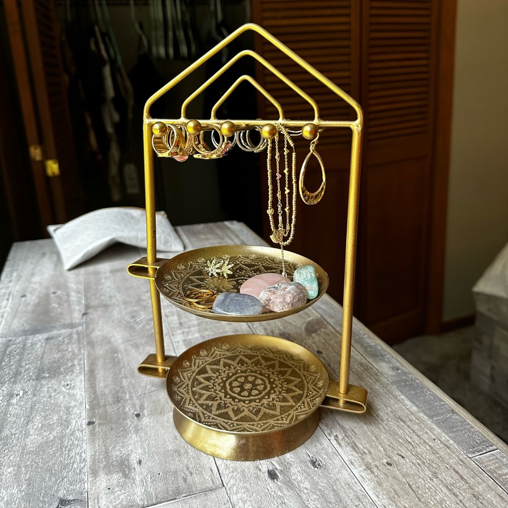 double sided ring / jewelry holder